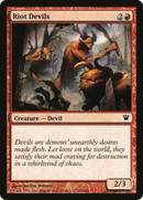 Riot Devils (ISD-160) [Innistrad] Foil