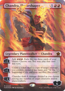Chandra, Flameshaper (Borderless) (Mana Foil) (FDN-420) [Foundations] Foil