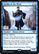 Duelist of the Mind (PRE-045) [Outlaws of Thunder Junction Promos] Foil