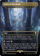 Paths of the Dead - Cavern of Souls (Surge Foil) (LTC-392) (Borderless) [Tales of Middle-earth Commander] Foil