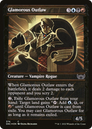 Glamorous Outlaw (Gilded Foil) (SNC-374) (Showcase) [Streets of New Capenna] Foil