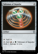 Talisman of Impulse (BLC-287) [Bloomburrow Commander]