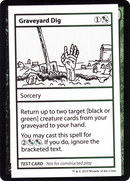 Graveyard Dig (No PW Symbol) (CMB1-092) [Mystery Booster Playtest Cards 2021]