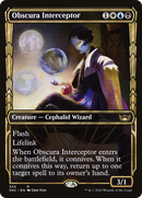 Obscura Interceptor (Showcase) (SNC-324) [Streets of New Capenna] Foil