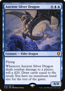 Ancient Silver Dragon (CLB-056) [Commander Legends: Battle for Baldur's Gate] Foil