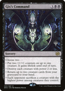 Gix's Command (PPBRO-097) [Promo Pack: The Brothers' War Promos] Foil