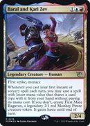 Baral and Kari Zev (PRE-218) [March of the Machine Promos] Foil