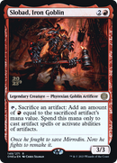 Slobad, Iron Goblin (PRE-149) [Phyrexia: All Will Be One Promos] Foil