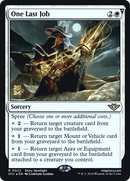 One Last Job (PRE-022) [Outlaws of Thunder Junction Promos] Foil