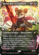 Mabel, Heir to Cragflame (Borderless) (Raised Foil) (BLB-351) (Showcase) [Bloomburrow] Foil