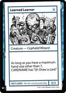 Learned Learner (CMB1-025) [Mystery Booster Playtest Cards 2019]