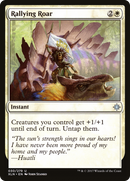 Rallying Roar (XLN-030) [Ixalan] Foil