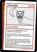 Throat Wolf (CMB1-065) [Mystery Booster Playtest Cards 2019]