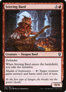 Stirring Bard (CLB-195) [Commander Legends: Battle for Baldur's Gate] Foil
