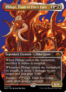 Phlage, Titan of Fire's Fury (Borderless) (MH3-379) [Modern Horizons 3] Foil