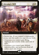Akroma's Will (Extended Art) (CMR-615) [Commander Legends]