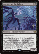 Avenger of the Fallen (PPTDM-073) [Promo Pack: Tarkir: Dragonstorm] Foil