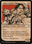 Amber Gristle O'Maul (Showcase) (CLB-395) [Commander Legends: Battle for Baldur's Gate] Foil