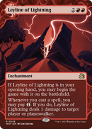 Leyline of Lightning (WOT-045) (Showcase) (Borderless) [Wilds of Eldraine: Enchanting Tales] Foil