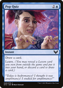 Pop Quiz (STX-049) [Strixhaven: School of Mages] Foil