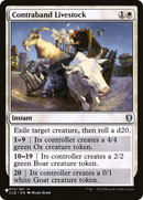 Contraband Livestock (LIST-CLB-12) [The List]