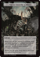 You Are Unworthy of Mercy (Full Art) (A:DSC-359) [Duskmourn: House of Horror Commander]