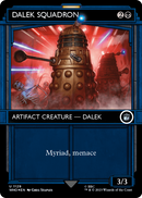 Dalek Squadron (Showcase) (Surge Foil) (WHO-1129) (Borderless) [Doctor Who] Foil
