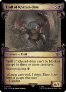 Troll of Khazad-dum (Showcase Scrolls) (LTR-562) [The Lord of the Rings: Tales of Middle-earth] Foil