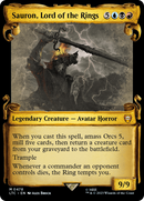 Sauron, Lord of the Rings (Showcase Scrolls) (LTC-478) [Tales of Middle-earth Commander]