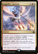 Angelfire Ignition (PPMID-209P) [Promo Pack: Innistrad: Midnight Hunt Promos] Foil