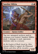 Sunshot Militia (LCI-168) [The Lost Caverns of Ixalan] Foil