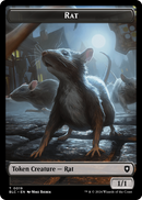Rat (TBLC-019) [Bloomburrow Commander Tokens]