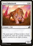 Savai Sabertooth (IKO-029) [Ikoria: Lair of Behemoths] Foil