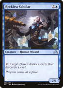 Reckless Scholar (SOI-082) [Shadows over Innistrad] Foil