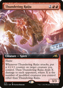 Thundering Raiju (Extended Art) (NEO-472) [Kamigawa: Neon Dynasty] Foil