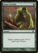 Giant Growth (10E-266) [Tenth Edition] Foil