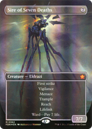 Sire of Seven Deaths (Borderless) (Mana Foil) (FDN-362) [Foundations] Foil