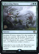 Glistening Dawn (PRE-187) [March of the Machine Promos] Foil