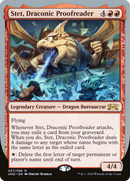 Stet, Draconic Proofreader (UND-057) [Unsanctioned]