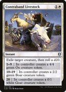 Contraband Livestock (CLB-012) [Commander Legends: Battle for Baldur's Gate]