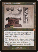 Altar of Dementia (Schematic) (Serial Numbered) (BRR-066) [The Brothers' War Retro Artifacts] Foil