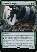 Defiler of Vigor (Extended Art) (DMU-412) [Dominaria United] Foil