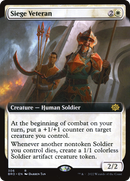 Siege Veteran (Extended Art) (BRO-306) [The Brothers' War] Foil