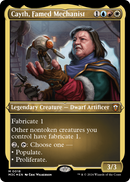 Cayth, Famed Mechanist (M3C-018) [Modern Horizons 3 Commander] Etched Foil