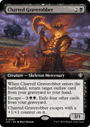Charred Graverobber (Extended Art) (OTC-055) [Outlaws of Thunder Junction Commander]