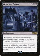 Open the Graves (PPZNR-112P) [Promo Pack: Core Set 2019 Promos] Foil