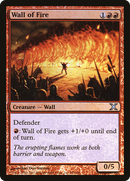 Wall of Fire (10E-247★) [Tenth Edition] Foil
