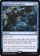 Maddening Cacophony (PPZNR-67P) [Promo Pack: Zendikar Rising Promos] Foil