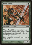 Wood Elves (EVG-018) [Duel Decks: Elves vs. Goblins] Foil
