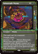 Balustrade Wurm (Showcase) (DSK-319) [Duskmourn: House of Horror]